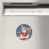 kerstman, avond voor Kerstmis Magneet (Insitu (Vaatwasser))