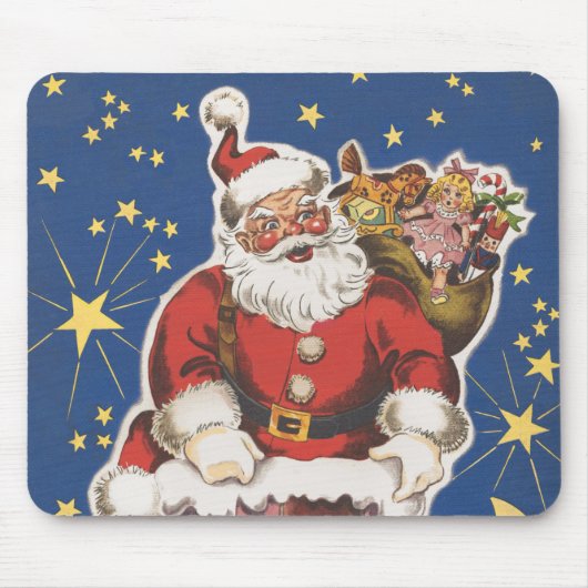 kerstman, avond voor Kerstmis Muismat (Voorkant)