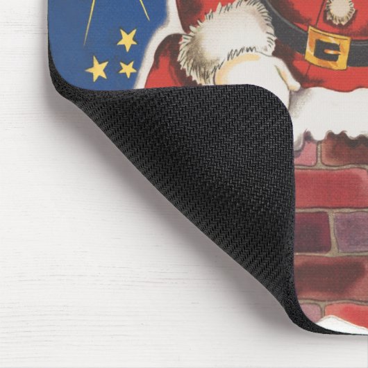  kerstman, avond voor Kerstmis Muismat (Hoek)