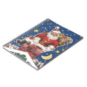  kerstman, avond voor Kerstmis Notitieboek (Linkerzijde)