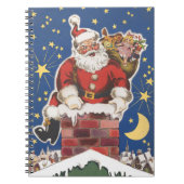  kerstman, avond voor Kerstmis Notitieboek (Voorkant)