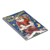 kerstman, avond voor Kerstmis Notitieboek (Rechterzijde)