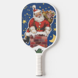 kerstman, avond voor Kerstmis Pickleball Paddle