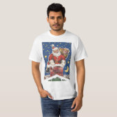 kerstman, avond voor Kerstmis T-shirt (Voorkant volledig)