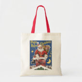 kerstman, avond voor Kerstmis Tote Bag (Voorkant)