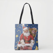 kerstman, avond voor Kerstmis Tote Bag (Voorkant)