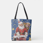 kerstman, avond voor Kerstmis Tote Bag (Achterkant)