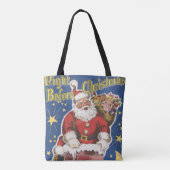  kerstman, avond voor Kerstmis Tote Bag (Achterkant)