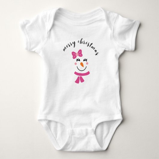 Kerstman-baby-bodysuit Romper (Voorkant)