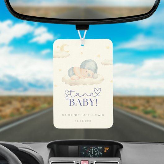 Kerstman Baby Boy Shower Luchtverfrisser