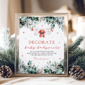 Kerstman Baby Decoreren Baby Bodysuits Game Poster