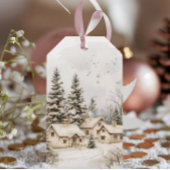 Kerstman Baby Herten Rood Groen Baby shower Cadeaulabel