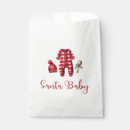 Kerstman Baby Kerst Baby Shower Bedankzakje