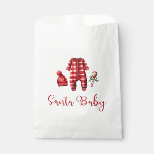 Kerstman Baby Kerst Baby Shower Bedankzakje