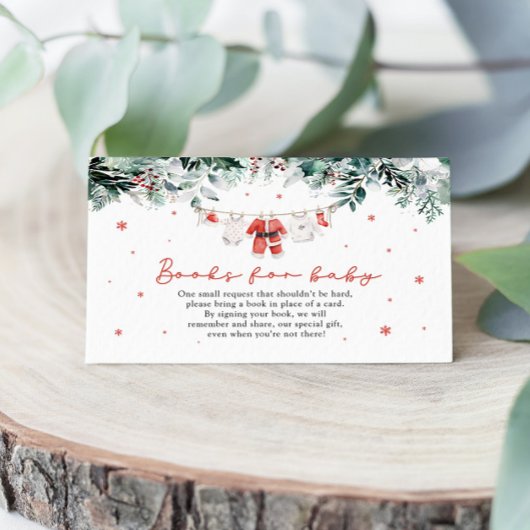 Kerstman Baby Kerst Kledinglijn Boeken voor Baby Informatiekaartje