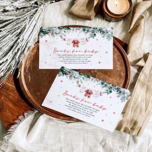 Kerstman Baby Kerst Kledinglijn Boeken voor Baby Informatiekaartje