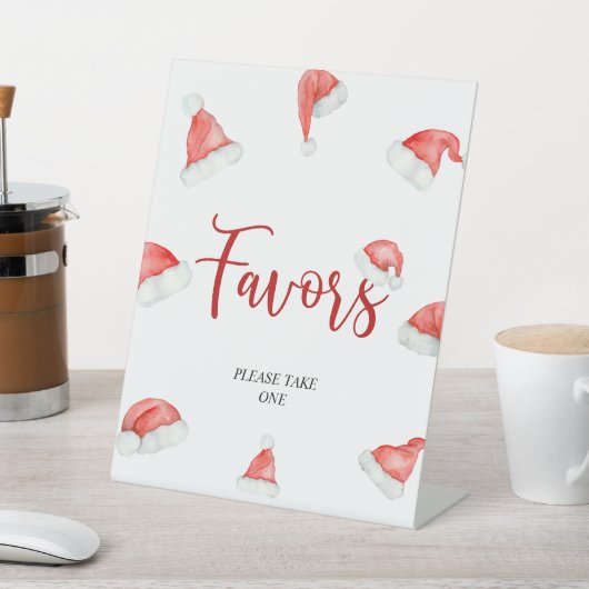 Kerstman Baby Kerstdouche Favorieten Teken Reclamebord Met Voetstuk (Insitu)