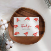 Kerstman Baby Kerstmis gevouwen dank u kaart