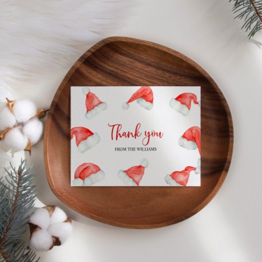 Kerstman Baby Kerstmis gevouwen dank u kaart