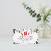 Kerstman Baby Kleding Kerstmiswinter luier verloti Informatiekaartje (Staand voorkant)