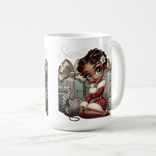 Kerstman baby mok (Voorkant rechts)