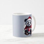 Kerstman Baby Panda | Kerstmis Koffiemok (Voorkant rechts)