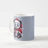 Kerstman Baby Panda | Kerstmis Koffiemok (Voorkant links)