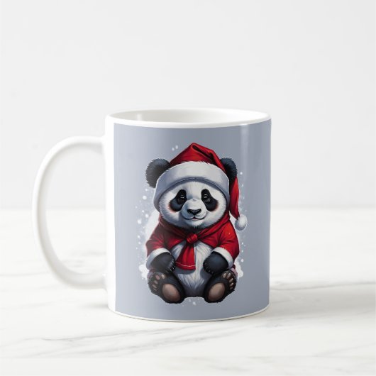 Kerstman Baby Panda | Kerstmis Koffiemok (Links)
