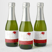 Kerstman Baby Pop het Wanneer Ze Poppen Mini Sparkling Wijnetiket (Flessen)