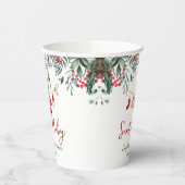 Kerstman Baby shower Kerstmiskledij Winter Papieren Bekers (Links)