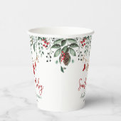 Kerstman Baby shower Kerstmiskledij Winter Papieren Bekers (Rechts)