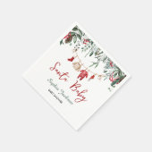 Kerstman Baby shower Kerstmiskledij Winter Servet (Hoek)