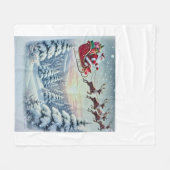 Kerstman Babydekens Fleece Deken (Voorkant (Horizontaal))