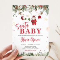 Kerstman Babykleding Winter Christmas Baby shower