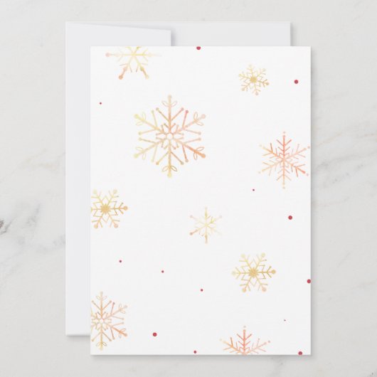 Kerstman Babykleding Winter Christmas Baby shower Kaart (Achterkant)