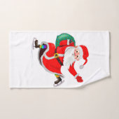 kerstman bad handdoek (Handdoek)