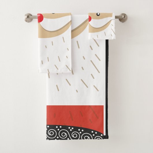 Kerstman Bad Handdoek (Insitu)