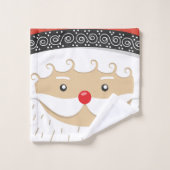 Kerstman Bad Handdoek (Wasdoekje)