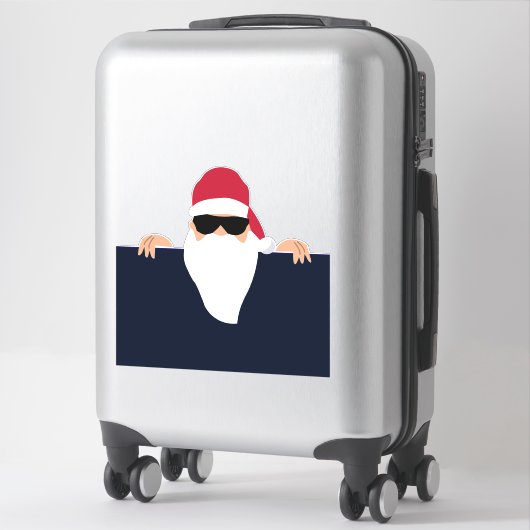 KERSTMAN BAGAGE OF AUTO DECAL STICKER (Koffer)