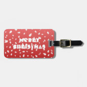 Kerstman Bagagelabel (Voorkant horizontaal)