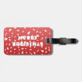 Kerstman Bagagelabel (Achterkant horizontaal)