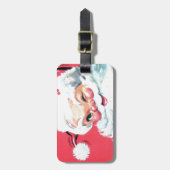 kerstman bagagelabel (Voorkant verticaal)