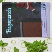 Kerstman - Bagsquatch Theedoek (Gevouwen)