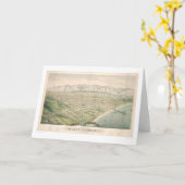 Kerstman Barbara, CA. Panoramische Kaart 1877 (Gele Bloem)