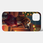 🎄 Kerstman Beagle Kerstvreugde ✨ Schattige Kersth Case-Mate iPhone Case (Achterkant (horizontaal))