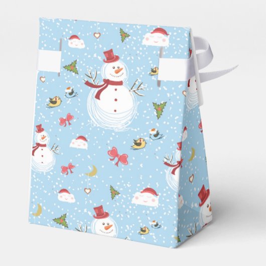 Kerstman Bedankdoosjes (Achterkant)