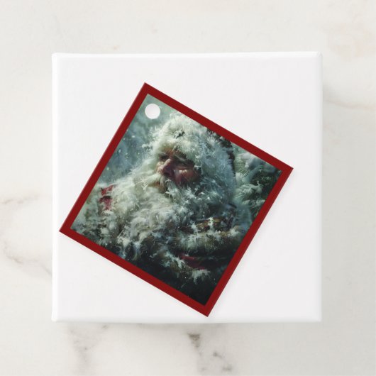 kerstman bedankjes labels (In situ)