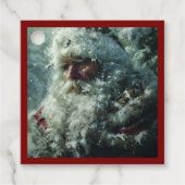 kerstman bedankjes labels (Voorkant)