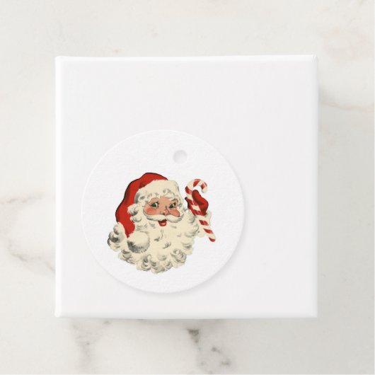  kerstman bedankjes labels (In situ)