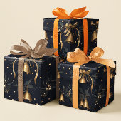  kerstman bel kerstcadeauverpakking cadeaupapier